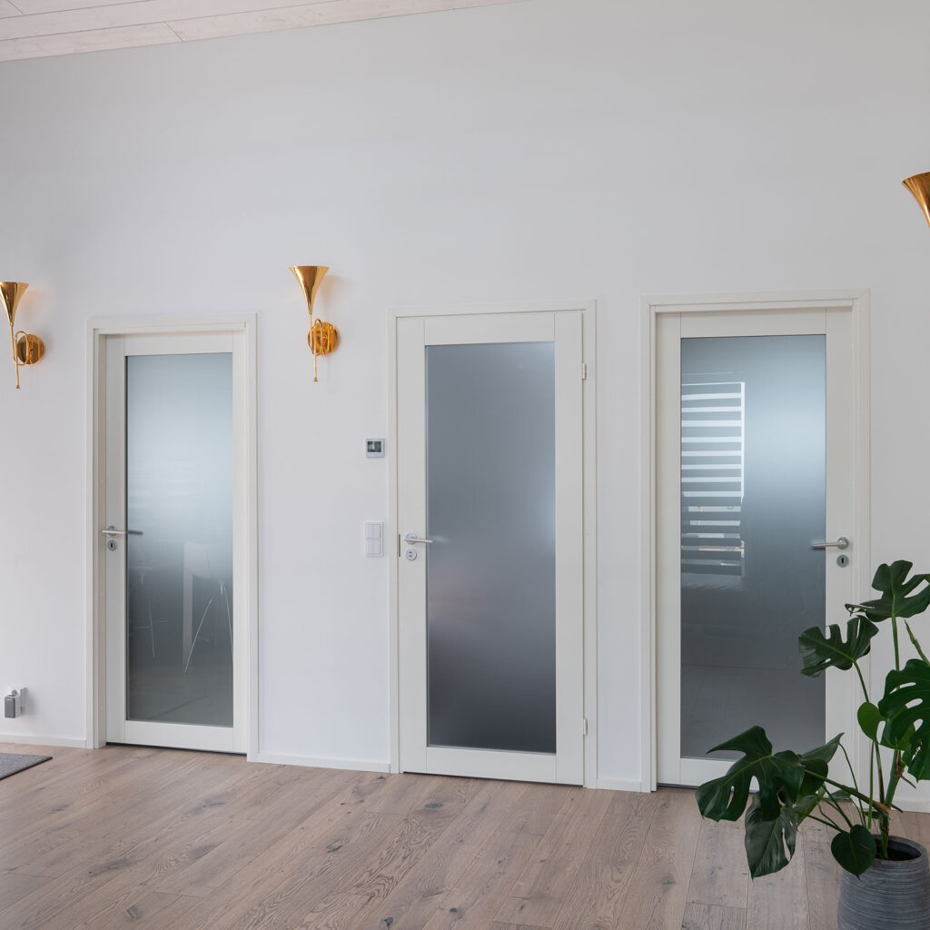 Swedoor valkoisia satiini lasillisia unique 504 väliovia