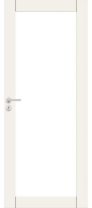 tuotekuva unique 504 väliovi koko lasinen valkoinen kirkas lasi