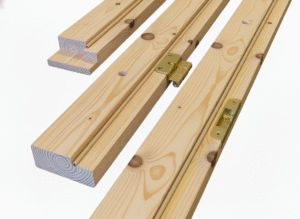 Välioven karmi mäntykarmi tiivistetty lakattu 92 mm