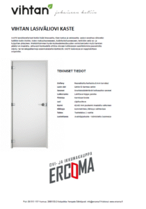 kaste lasiväliovi satiini tuotekortin kuva