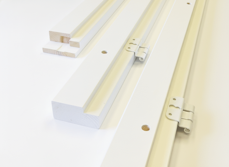 Karm för pardörr 92mm kvistfri vit - Karmar - 110160659 - 1