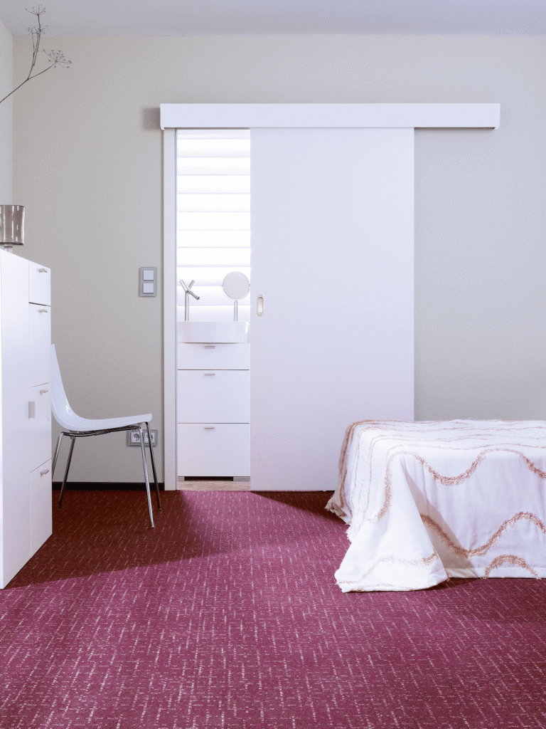 Swedoor liukuovi seinän pintaan steady 411 slide valkoinen liukukiskolla 2100