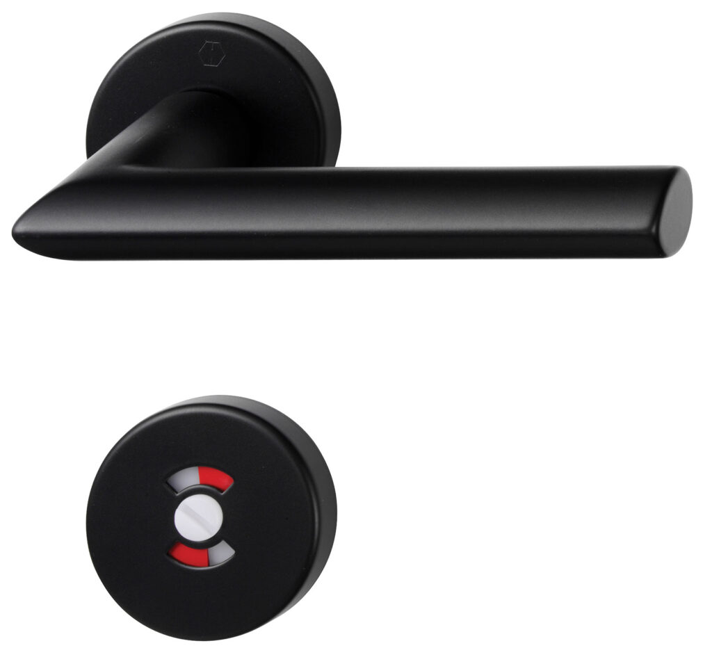 Hoppe painike stockholm musta wc hela