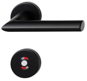 Hoppe painike stockholm musta wc hela