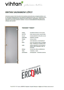 tuoterkortti saunan lasiovi löyly1