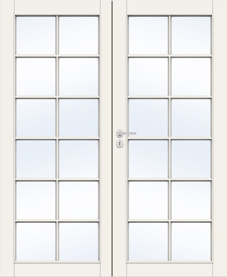 Massiivipeilipariovi 12R Kirkas Lasi - Sisäovet ja Väliovet - 110160575 - 1