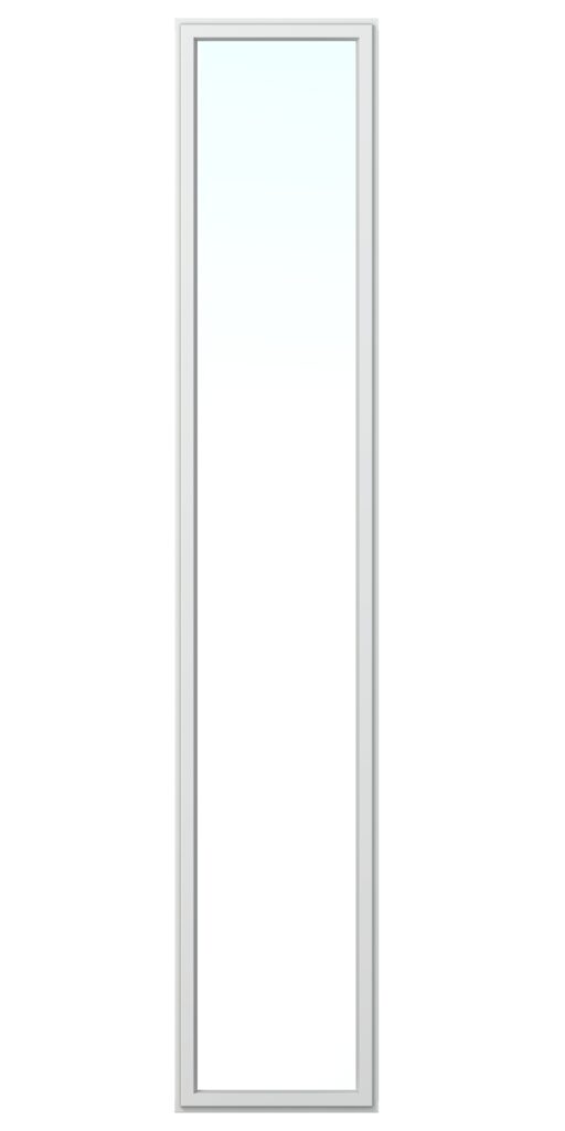 Kaski ulko-oven sivuikkuna 3x21 valkoinen