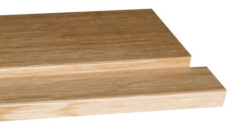 Tammikynnys lakattu kyntteellinen 92mm